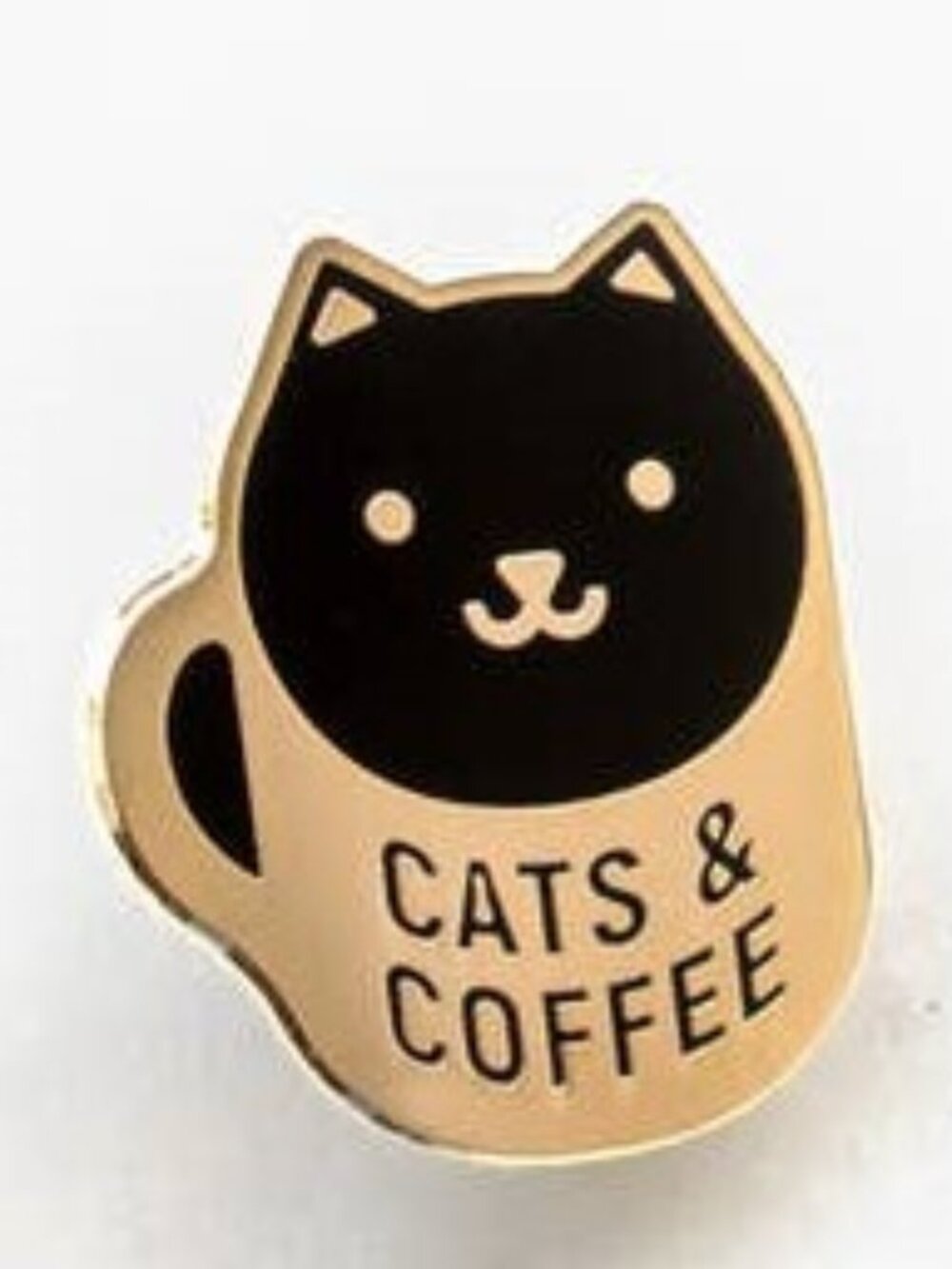 Cats and Coffee pin